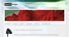 Desktop Screenshot of apachedesign.com
